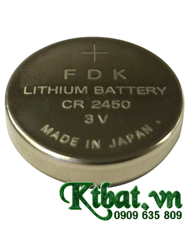 Pin PLC FDK CR2430 lithium 3V - button cell - Made in Indonesia/Japan