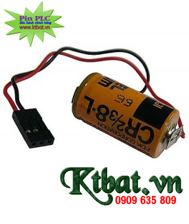 Pin PLC FUJI CR2/3.8L size 2/3A lithium 3V Made in Japan