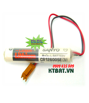 Pin PLC Sanyo CR12600SE lithium 3V size 47/5AAA  -Made in Japan