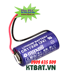 Pin PLC Maxell CR17335 lithium 3V size 2/3A Made in Japan