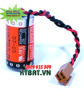 Pin PLC Maxell Super ER17/33 Lithium 3,6V size 2/3A - Made in Japan