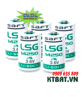 Pin PLC Saft LSG14250 lithium 3,6V size 1/2AA 1200mAh