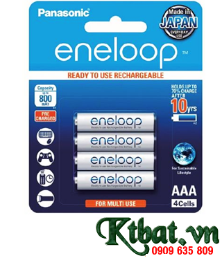 Panasonic Eneloop BK-4MCCE/4BT (AAA750mAh 1.2v) rechargeable batteries
