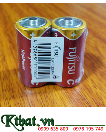 Fujitsu LR14(2S) FH, Pin trung C 1.5v Alkaline Fujitsu LR14(2S) FH chính hãng, Xuất xứ NHẬT (Vỉ 2viên)
