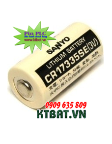 Pin PLC Sanyo CR17335SE lithium 3V size 2/3A 1800mAh - Made in Japan