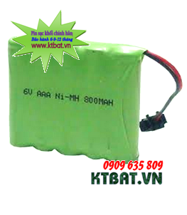 Recharge Baterries Pack 6V-AAA800mAh NiMh,NiCD