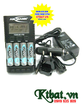 Ansman Powerline 4Pro, including 04 Ansman AA2500mAh 1.2v rechargeable batteries