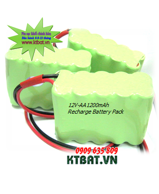 Recharge Baterries Pack NiMh-NiCd 12V-AA1200mAh