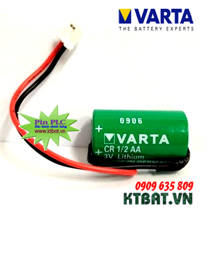 Pin PLC Varta CR1/2AA lithium 3V size AA 950mAh - Made in Germany