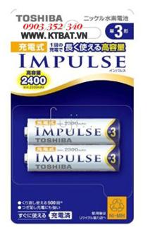 Toshiba Impulse TNH-3A/2P (AA 2400mAh 1.2v Rechargeable Batteries)