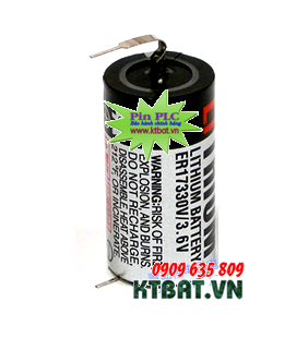 Pin PLC Toshiba ER17330V lithium 3,6V size 2/3A 1700mAh - Made in Japan