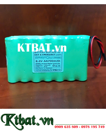Pin sạc 8.4v-AA700mAh, Pin sạc NiMh 8.4v-AA700mAh, Pin sạc công nghiệp 8.4v-AA700mAh chất lượng cao