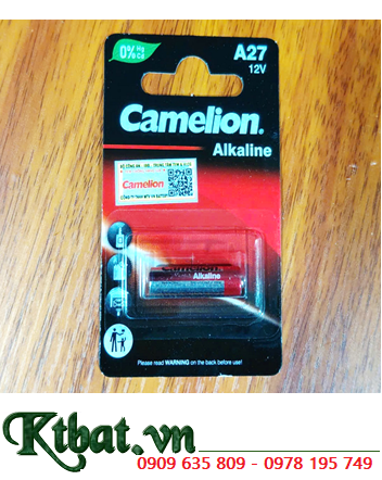 Camelion A27-BP1, Pin Remote 12v Alkaline Camelion A27-BP1 chính hãng (Vỉ 1 viên)