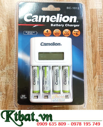 Camelion BC-1012 _Bộ sạc kèm 4 pin sạc Camelion AlwaysReady AAA1100mAh 1.2v (NH-AAA1100ARBP2)