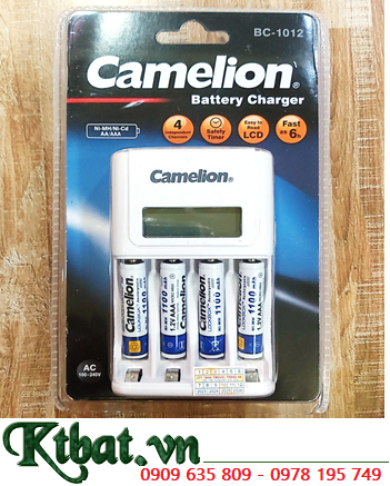 Camelion BC-1012 _Bộ sạc kèm 4 pin sạc Camelion LOCKBOX AAA1100mAh 1.2v (NH-AAA1100LBP2)