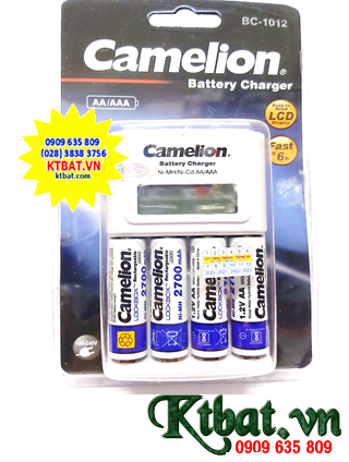 Camelion BC-1012 (4NH-AA2700LBP2), included 04 Camelion AAA2700mAh 1.2v Rechargeable Batteries