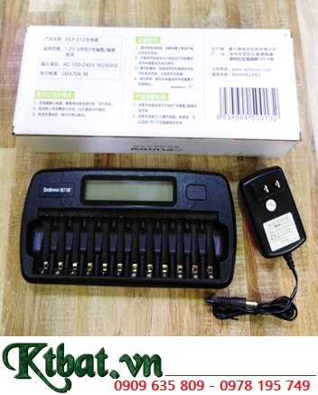 Delipow DLP-212, Máy sạc 12viên Pin Delipow DLP-212 (12 khe sạc, mỗi lần sạc 1-12 viên pin AA, AAA) /BH 03 tháng