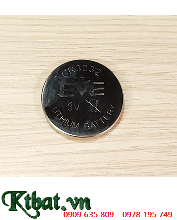 Pin EVE CR3032 lithium 3v, Pin đồng xu 3v lithium EVE CR3032 (30mmx3.2mm) chính hãng