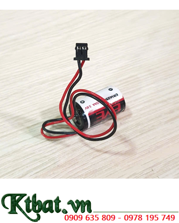 EVE ER14250 (Zắc PLC DF1.35-2P); Pin nuôi nguồn EVE ER14250 lithium 3.6v 1/2AA 1200mAh chính hãng