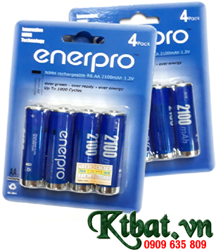 EnerPro NiMh Rechargeable R6 AA 1,2V 2100mAh