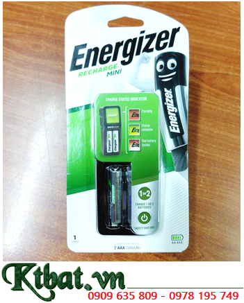 Energizer CH2PC4 (Không kèm pin); Máy sạc pin AA-AAA Energizer CH2PC4 _Sạc được 1-2 pin AA-AAA (Máy sạc không kèm Pin)