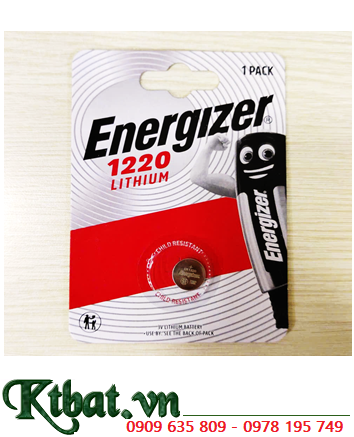 Energizer CR1220, Pin 3v Lithium Energizer CR1220, E-CR1220 chính hãng (Vỉ 1viên)