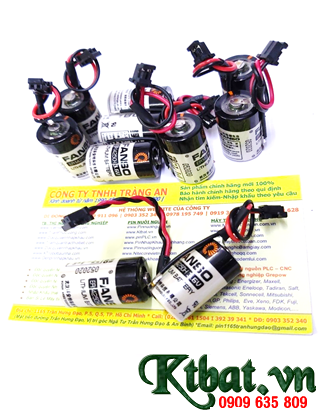 FANSO ER14250H; Pin nuôi nguồn PLC FANSO ER14250H (Zắc đen như hình) lithium 3.6v 1/2AA 1200mAh chính hãng