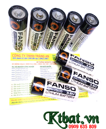 Pin ER17505H _Pin FANSO ER17505H; Pin nuôi nguồn PLC FANSO ER17505H lithium 3.6v 3600mAh chính hãng