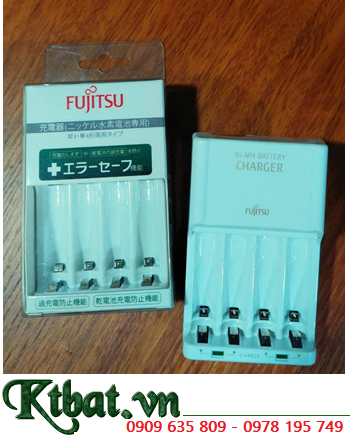 Fujitsu FCT345FXCST(FX), Máy sạc pin AA và AAA 5-8 giờ Fujitsu FCT345FXCST(FX) (4 khe, sạc 4 pin)