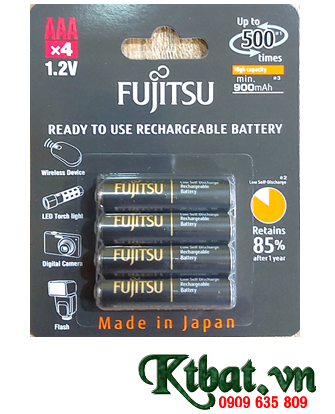Fujitsu HR-4UTHCEX(4B) _1.2v AAA900mAh Fujitsu HR-4UTHCEX(4B) _Made in Japan