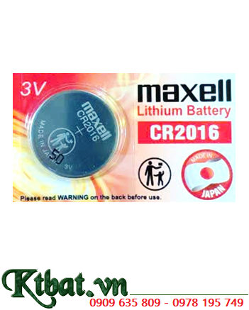 Pin Maxell CR2016; Pin 3v lithium Maxell CR2016 _Cells in Japan