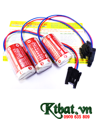 Pin Maxell ER17/33 _Pin ER17/33; Pin nuôi nguồn PLC Maxell ER17/33 lithium 3.6v 2/3A 1600mAh _Xuất xứ Nhật