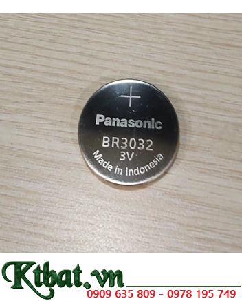 Panasonic BR3032, Pin 3v lithium Panasonic BR3032 (30mmx3.2mm) chính hãng, Xuất xứ Indonesia