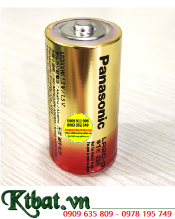 Panasonic LR20XWA, LR20.D; Pin đại D 1.5v Alkaline Panasonic LR20XWA, LR20.D (Made in Belgium)